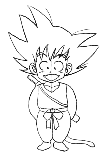 Disegnare Goku Intero Dragon Ball Manga Life
