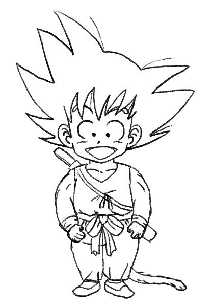 Disegnare Goku Intero Dragon Ball Manga Life
